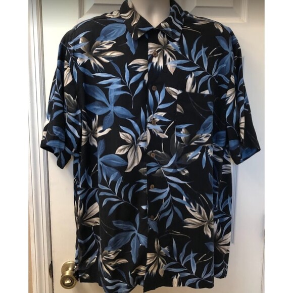 Vintage Havana Jack's Cafe Hawaiian Tropical Men's Casual Shirt Large - Picture 3 of 7